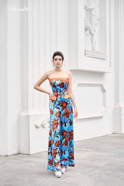 Hiển thị chi tiết cho Jumsuit cúp ngực Ảnh của Jumsuit cúp ngực